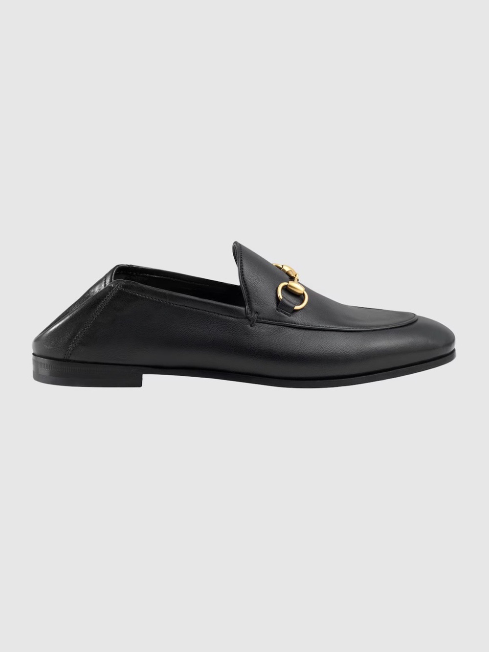 GUCCI Women's loafer with Horsebit Black Rubber Soles Added Size 36.5